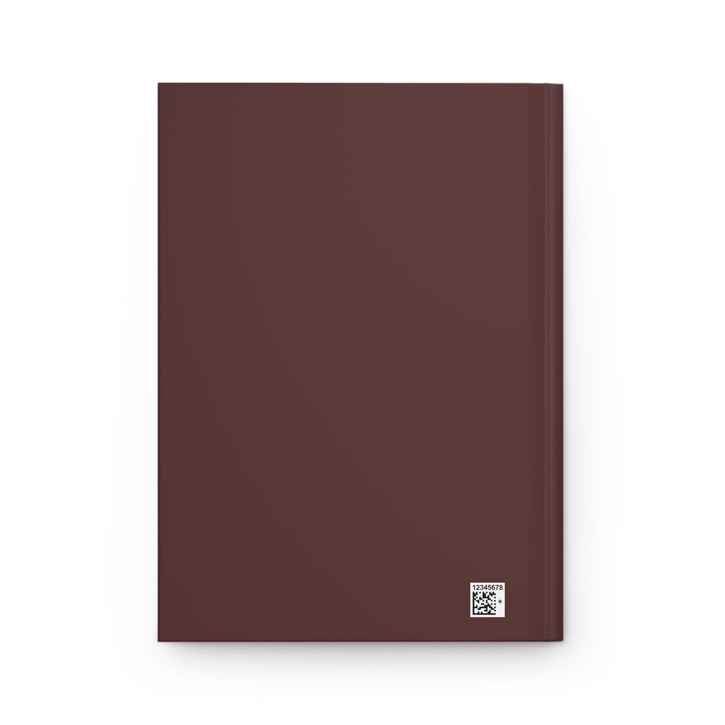 God is good journal Hardcover Notebook | minimal wreath design, matte