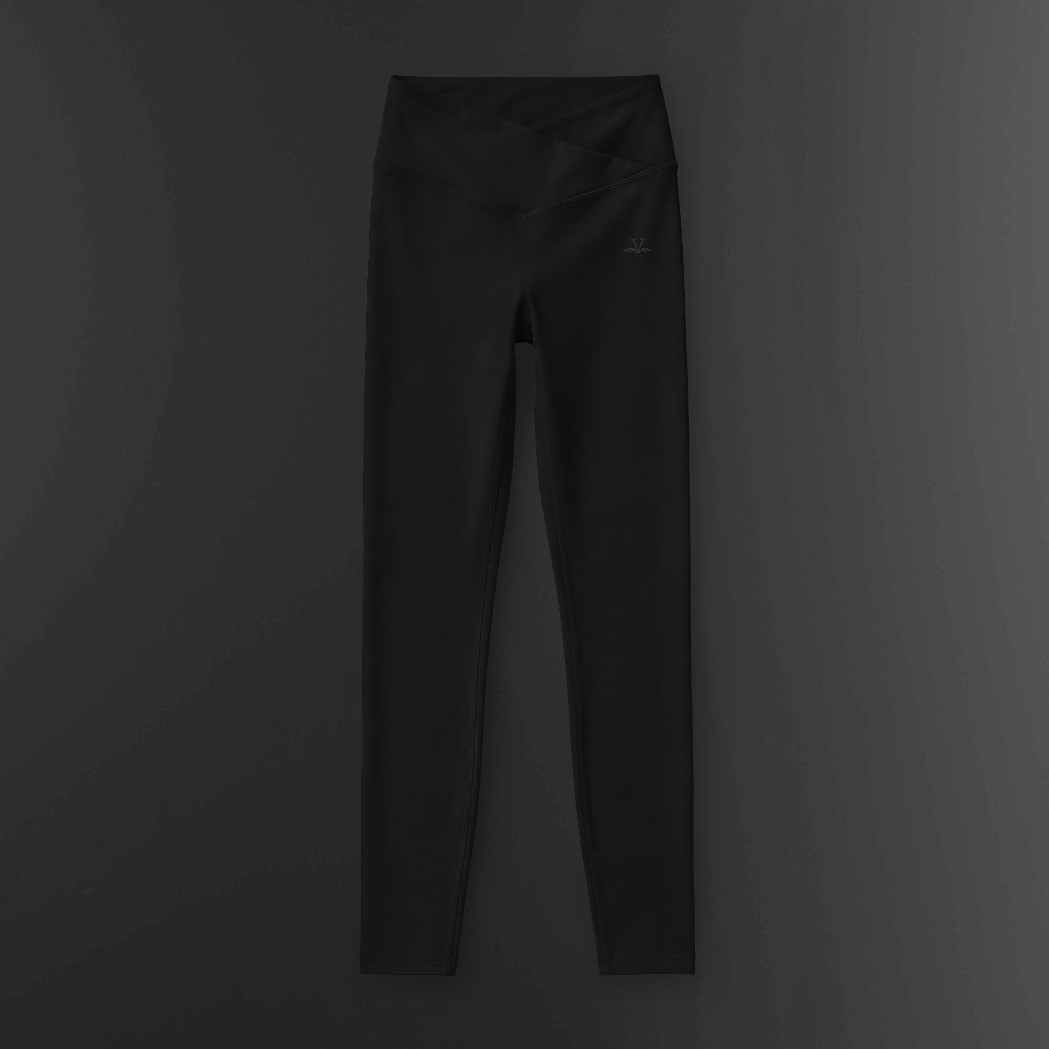 Women’s Luxe Leggings — High-Waist V-Cut Black Activewear for Yoga & Everyday