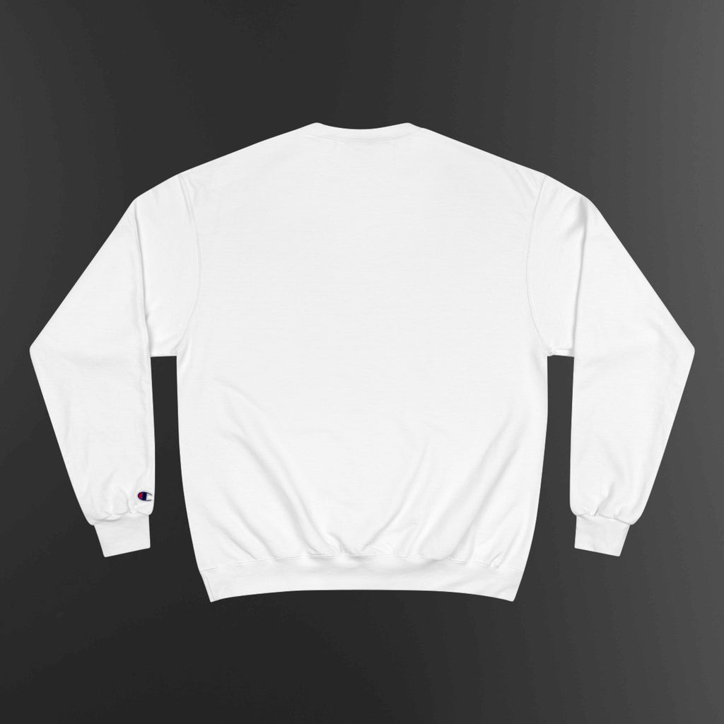 Certified Menace Sweatshirt | Minimalist Small Chest Text, White Crewneck