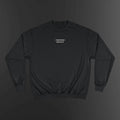 Certified Menace Sweatshirt | Minimalist Small Chest Text, White Crewneck