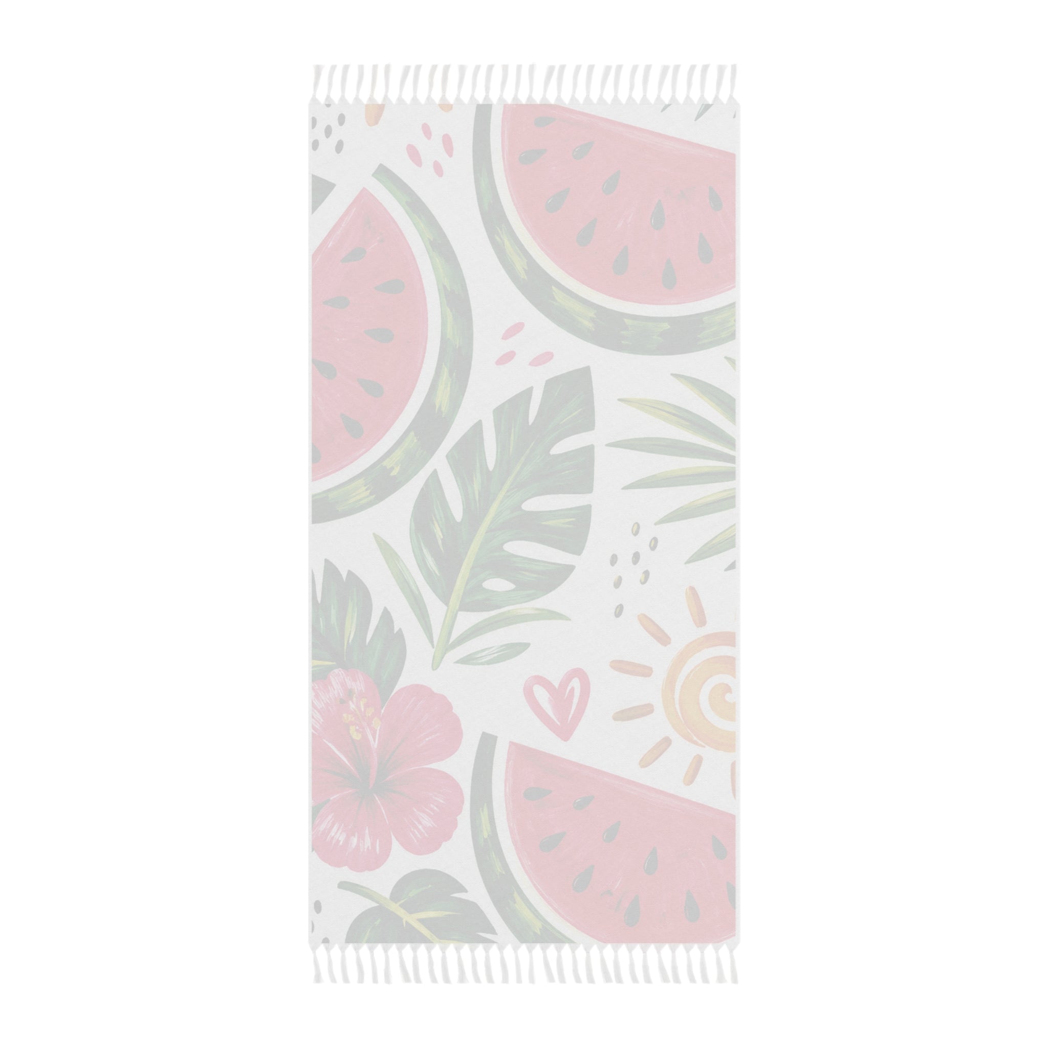 Hibiscus Beach Towel | Boho Tropical Summer Print best quality