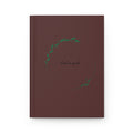 God is good journal Hardcover Notebook | minimal wreath design, matte