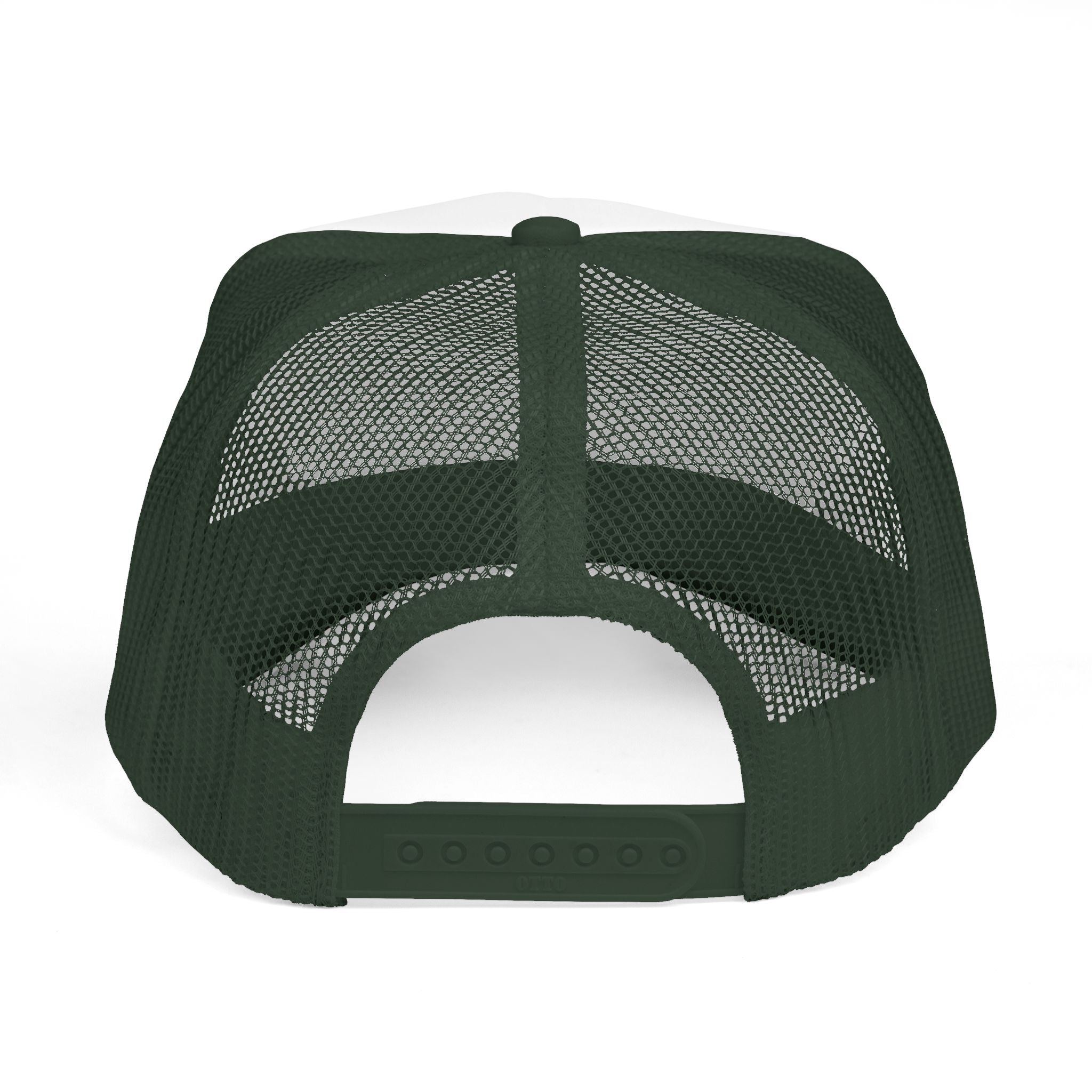 Screaming Flame Skeleton trucker cap | fire badge patch design